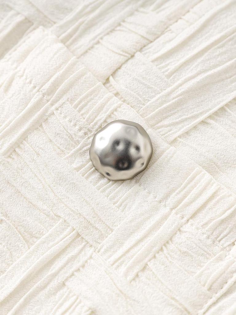 Stilvolles Sommer Kurzarm Top & Texturiertes Bodycon Midi Rock Set für Damen