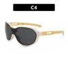 Kids Foldable Sunglasses for Outdoor Sports Windproof Protective Goggles with UV400 Protection for Children's Cycling