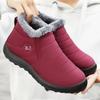 Jinshiyuan Women's Lightweight Slip-on Snow Boots - Warm Cotton Shoes for Middle-aged & Elderly
