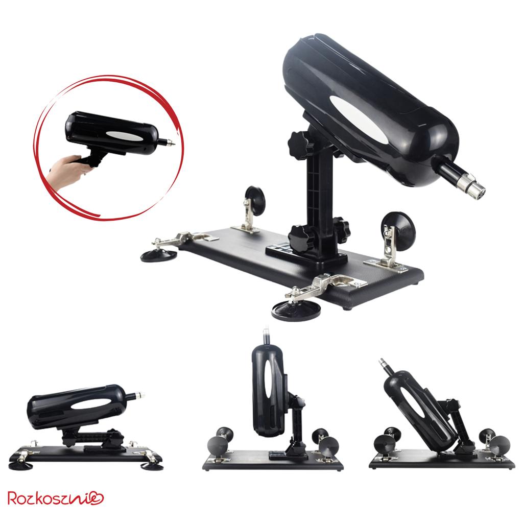 Sex Machine Vibrator Dildo Sex Kit Interchangeable Tips Masturbation