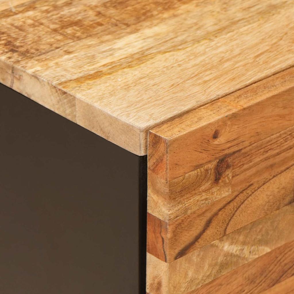 Nightstand Brown 40 x 33 x 46 cm Solid Mango Wood