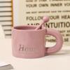 Simple Mug High Value Ceramic Water Cup Milk Cup Office Men's High End Exquisite Coffee Cup for Girls