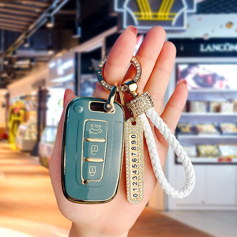 Hyundai Ix35, Sonata 8, Elantra & Kia Sportage, K5/K3/K2 Key Case - Car Remote Shell Cover