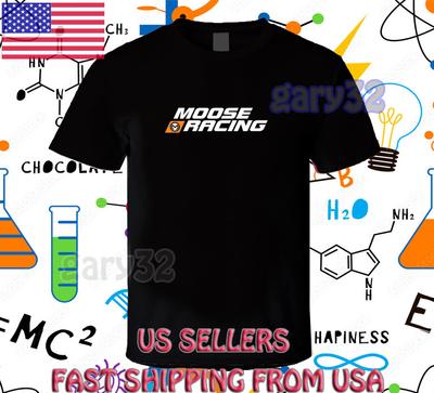 NEW SHIRT MOOSE RACING MOTO X DIRT BIKE RACING LOGO T-Shirt Tops Tee FUNNY SIZE S-4XL