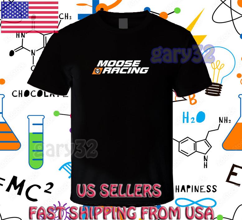 NEW SHIRT MOOSE RACING MOTO X DIRT BIKE RACING LOGO T-Shirt Tops Tee FUNNY SIZE S-4XL