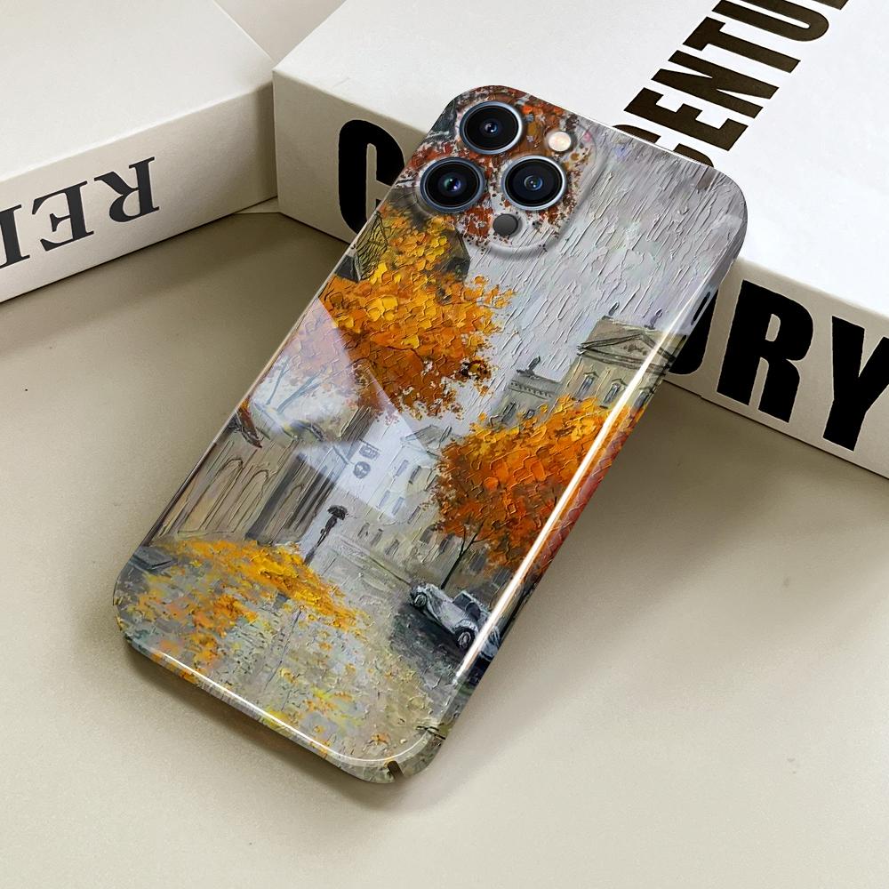 All-inclusive Film Phone Case Cartoon Fashion Design Hard Shell Full Cover Camera Protection Case for iPhone Samsung Xiaomi Poco Redmi Huawei Honor