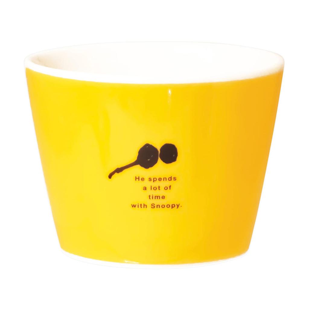 PEANUTS Woodstock Soba Choko Small Bowl 8cm Face Up Made In Japan 615127 Multi-Cup