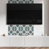 Decorative Self-Adhesive Vinyl Wall Panel 100x50 Cm Geometric Diamond Pattern