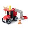 Wooden Assembly Toy Cars: Bulldozer, Repair Car, Fire Truck - Perfect Birthday Gift for Boys and Girls.