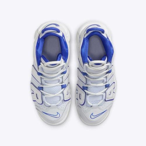 Nike Air More Uptempo Casual Shoes Summit White/Racer Blue FN4857-100 Youth