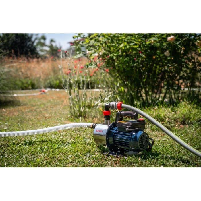 Pompe d'arrosage manuelle - SPIDO - Classic Jetinox 800 - Débit de 3,3 m³/h - 4,6 bars