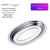 Huihuang 304 Rostfritt Stål Oval Serveringsfat