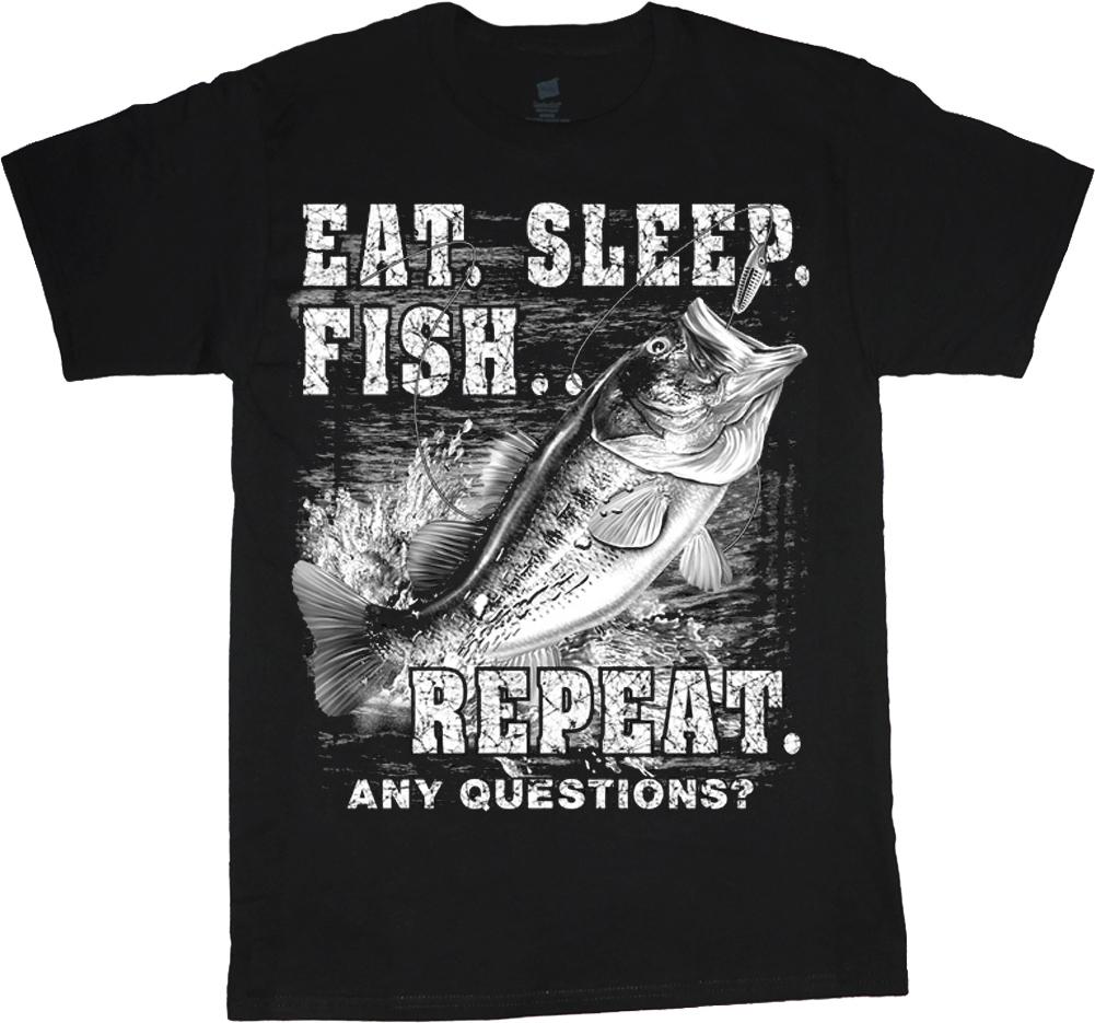 big and tall t-shirt funny fishing bass decal tee shirt tall shirts for men S