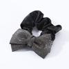 Diamond Bow Hair Band Bun Half-tied Hair Band