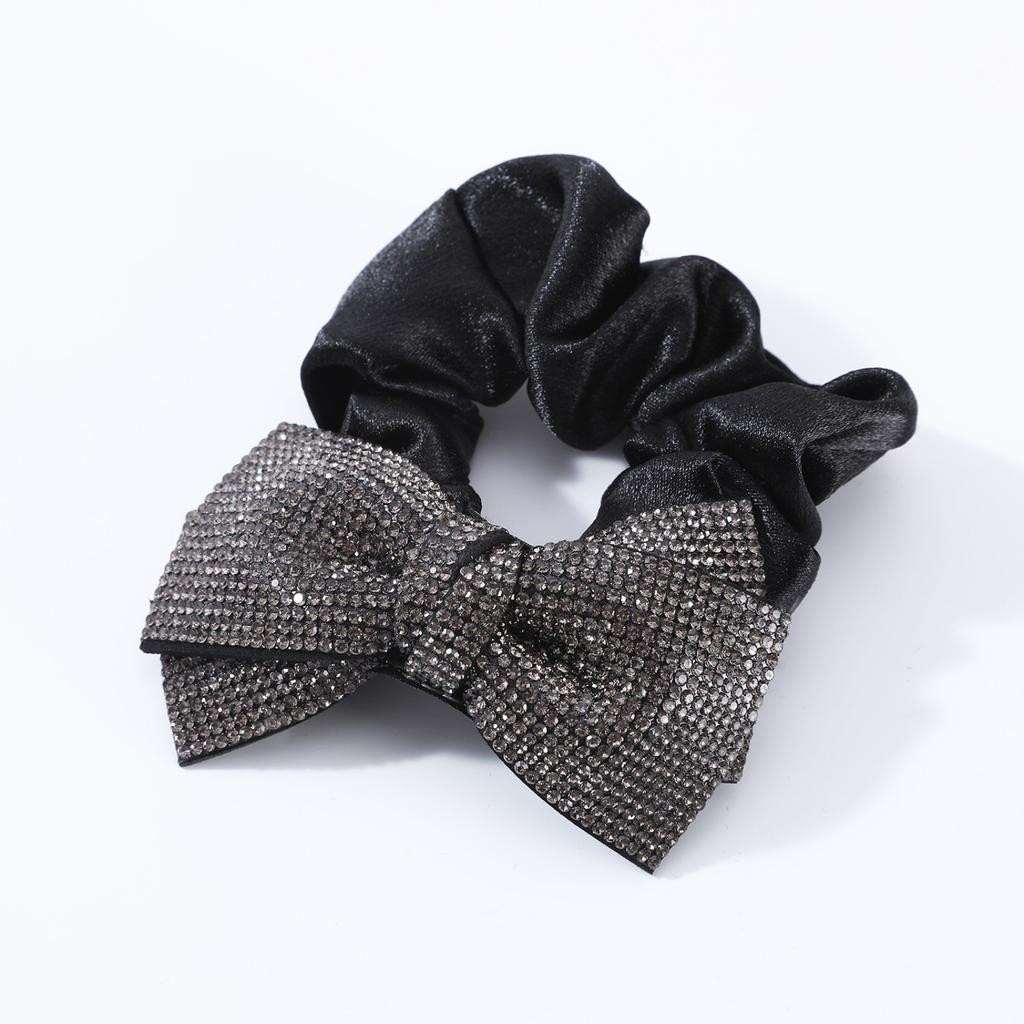 Diamond Bow Hair Band Bun Half-tied Hair Band
