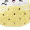 Colorful Plush Dog Toy Toy Squeaky Sound Stuffed Puppy Cartoon Fruit Shape