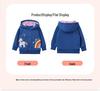 European Girls' Hooded Zipper Sweatshirt for Autumn/Winter