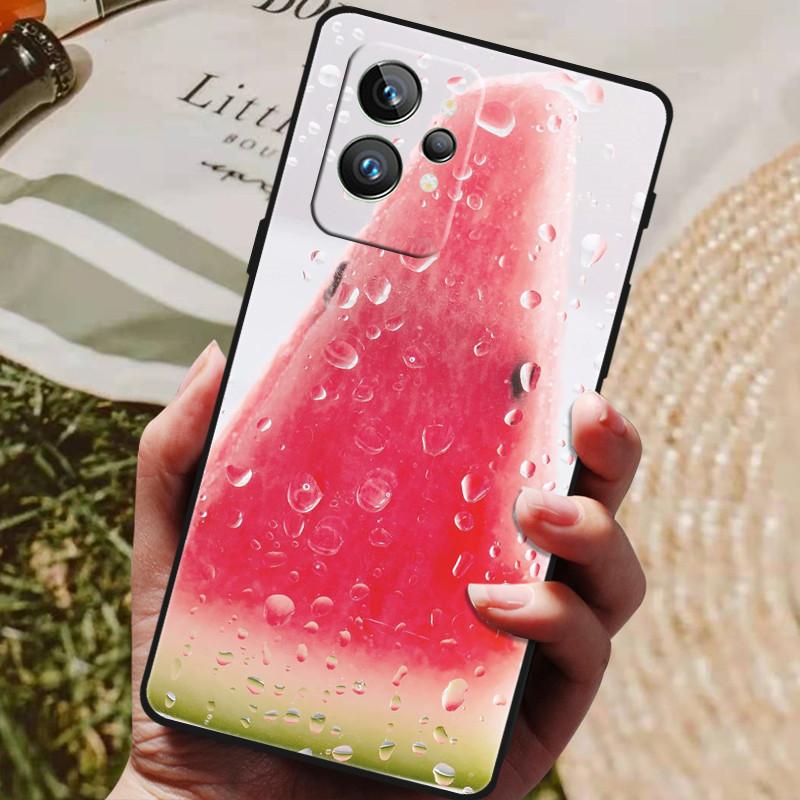 Funda para Realme GT2 Pro 5G TPU Parachoques Negro Silicona Protectora Funda para Realme GT 2 Pro Funda de Teléfono GT2 Pro 2PRO 2022 Capas