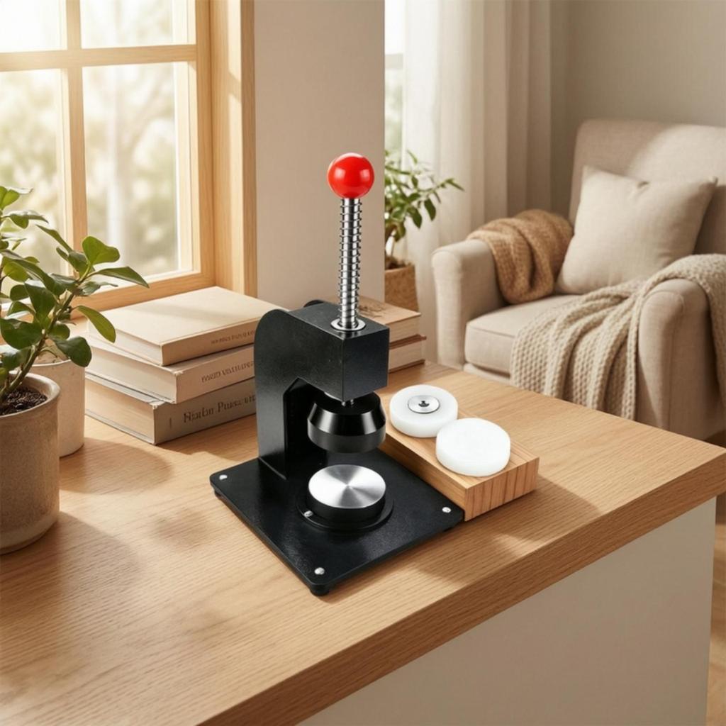 Jewelry Flattening Press Hand-Operated Reshaping Compact