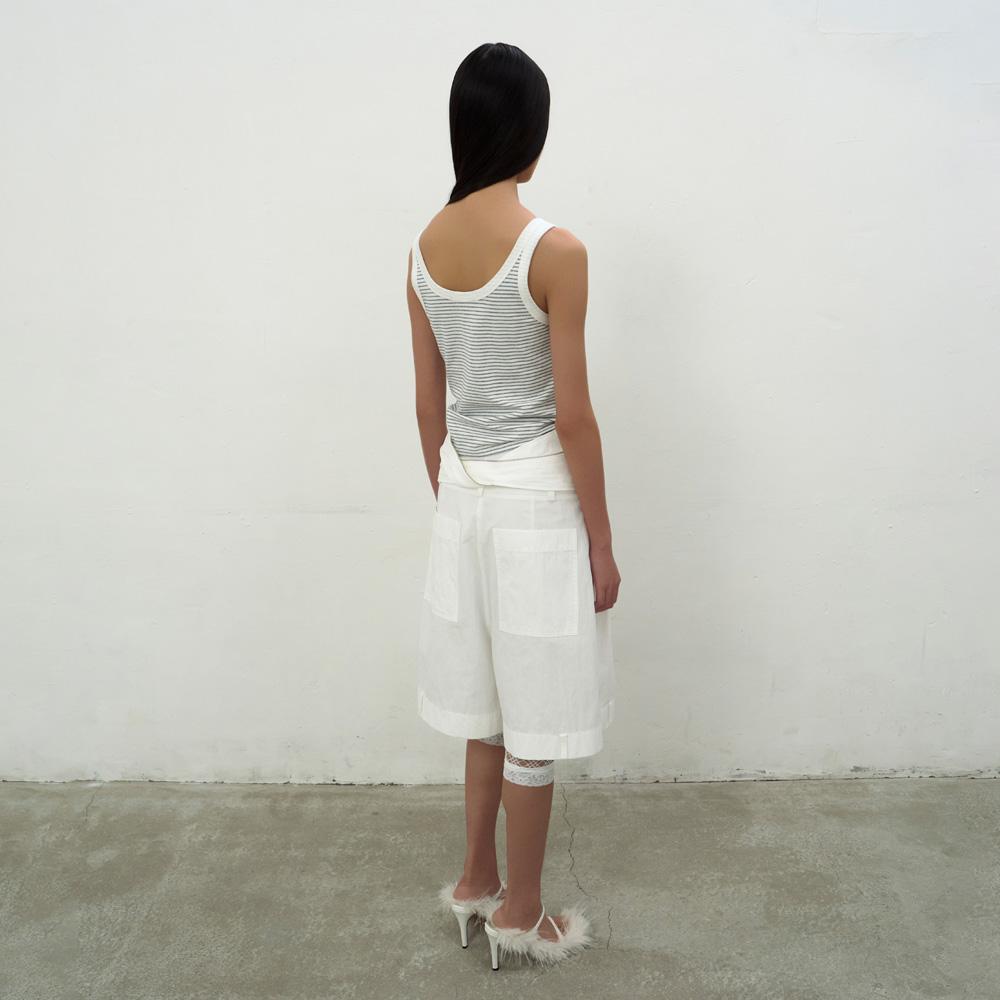 LCDC™ Drawstring Pocket Shorts (White)