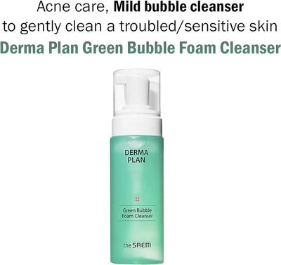 Derma Plan Green Bubble Foam Cleanser 150ml