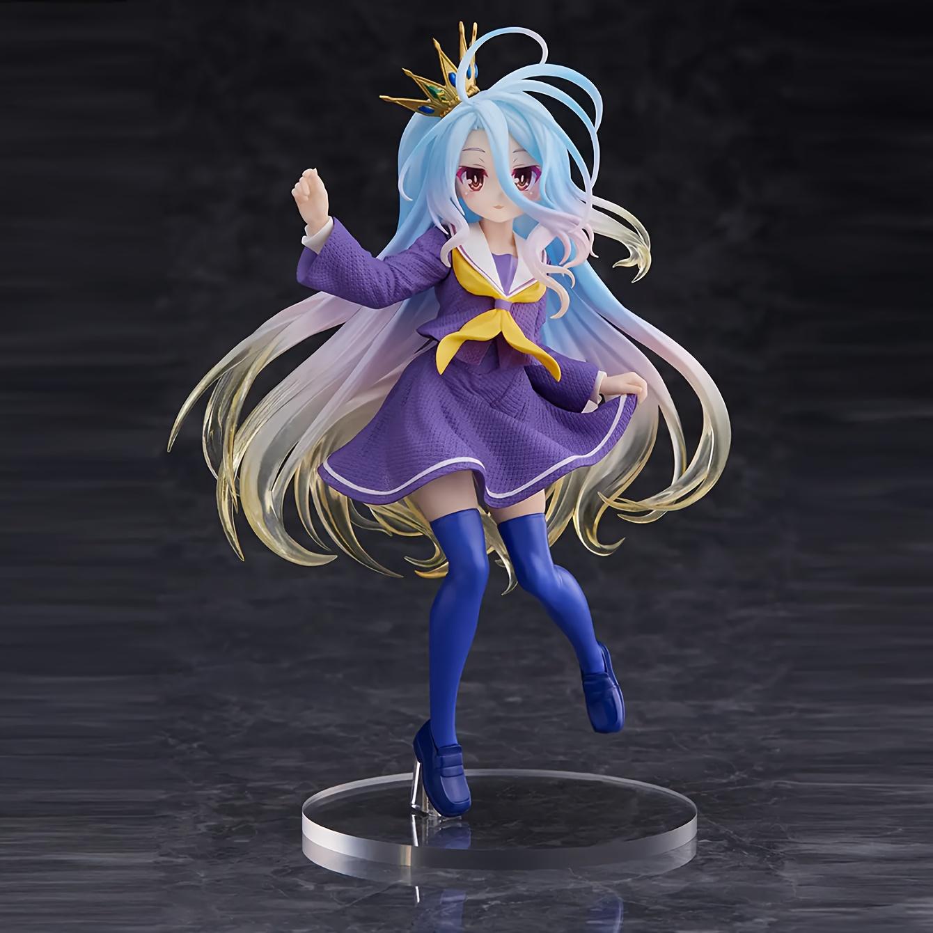 

Anime Girl Crown Blue Engine Model Statue for Car And Home Decor Small Gift Valentine s Day Present Collectible Computer Case