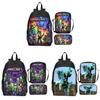 Minecraft School Backpack Set With Printed Game Pattern For Kids Students