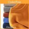 Luxuriously Soft Men's Slim Knitted Cashmere Jumper Pullover For Cozy Comfort