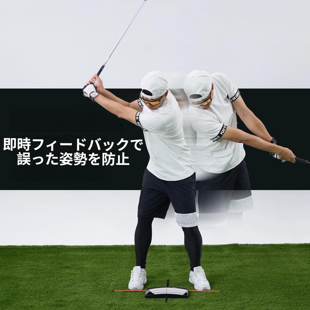 MELELINKS Golf Swing Mirror, Golf Putting Mirror, Fully Adjustable Wide Angle Posture Correction Tool for Golf Learning, Foldable Stand