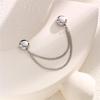 Magnetic No-Sew Sleeve and Trouser Fixing Buckle with Anti-Slip Chain