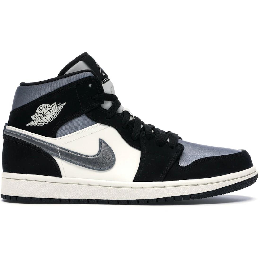 

Sneaker Jordan 1 Mid Satin Grey Toe(852542-011) 43