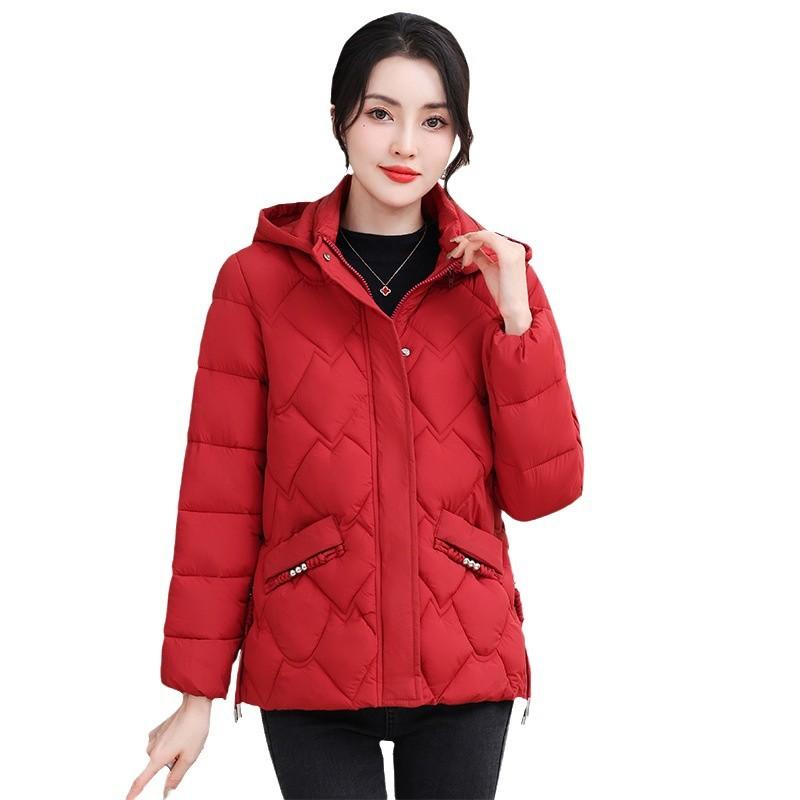 Down Cotton-padded Clothing Women's Short Winter New Cotton-padded Clothing Thickened Warm Cotton-padded Jacket Temperament Jacket