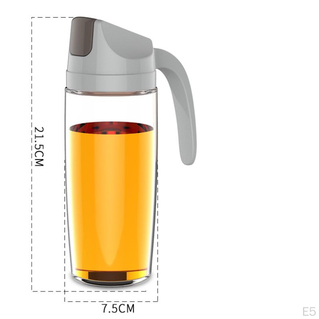 Glass Oil Bottle Self-closing Durable
