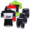 Set Maglia da Ciclismo da Uomo Mountain Bike Manica Corta Kit Asciugatura Rapida Abbigliamento da Ciclismo Strada Sentiero
