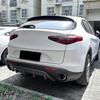 Car Rear Bumper Diffuser Lip Splitters Spoiler Rear Bumper Protector Guard For Alfa Romeo Stelvio 2017-2025