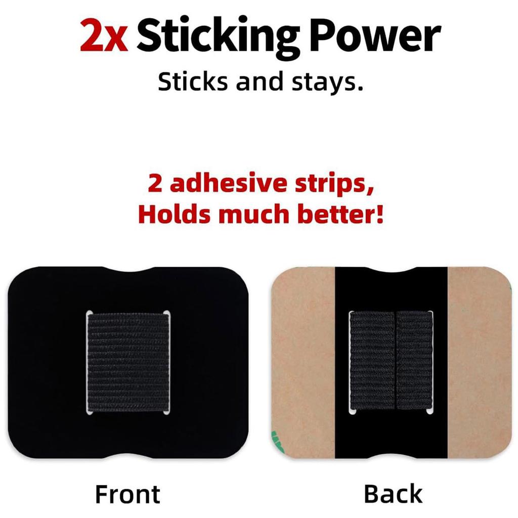 Colorful Self-Adhesive PU Leathers Pen Clip Pencil Elastic Loop Cover Rings for Diary Planner Clip Notebooks Journals