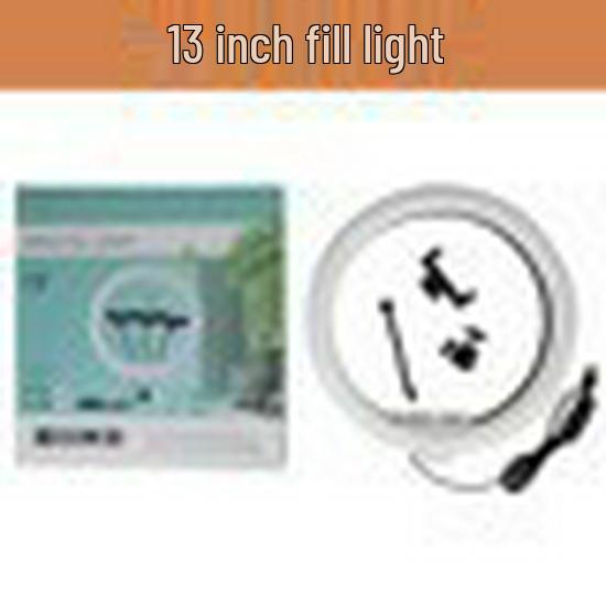 Desktop Ring Light for Live Streaming & Selfies - Facial Beauty Lighting for Tender Skin & Video Recording
