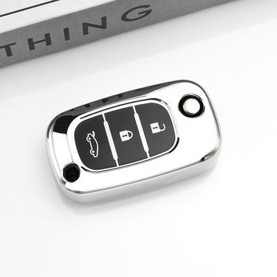 Soft TPU Filp Folding Shell Fob Holder for Renault Clio Megane Kangoo Master Fluence Modus Lada Car Remote Key Case Cover