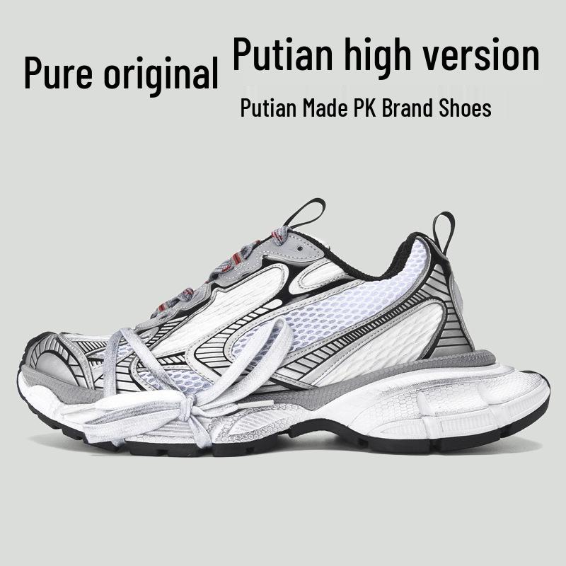 Putian Paris 9th Gen 3XL Trendy Women's Casual Shoes & 10th Gen Men's Couple Style Dad Sneakers