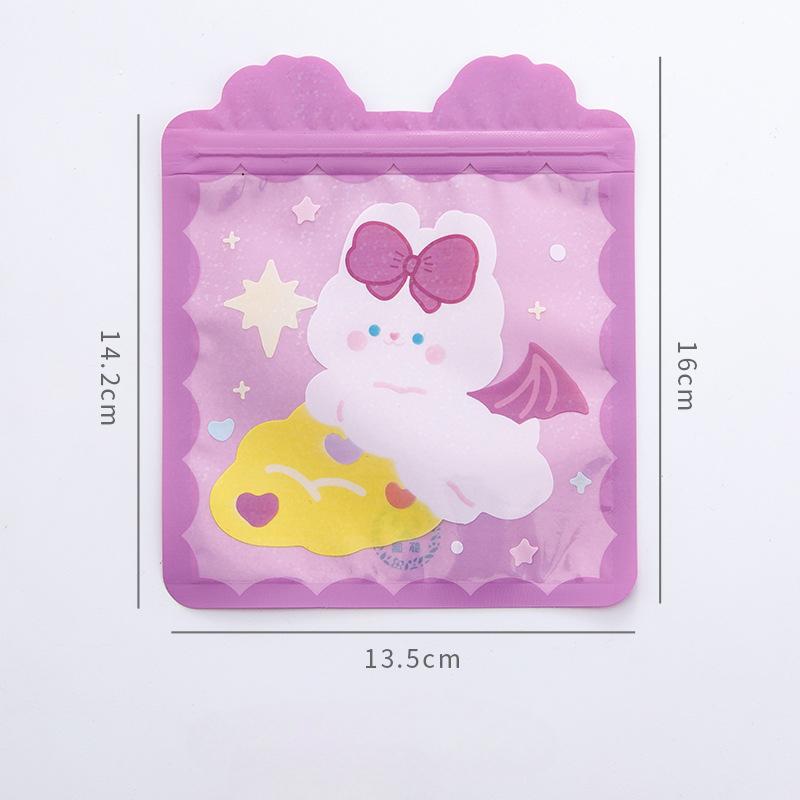 

Мультфільм Милі закуски Сумка на блискавці Жіноче сердечко Ведмідь Печиво Сумка для цукерок Сумка для цукерок з харчовою печаткою Кишенька Сумка для цукерок