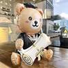 1pc Graduation Bear Aluminum Film Balloon,Cute Graduation Party Balloon,Perfect for School Activities and Campus Decoration