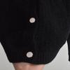 French Simplicity Pure Color V-neck Hollow Knitting Cardigan Female Spring & Fall Elegant Single-Breasted Long Sleeve Outwear Easiest for Match Tops