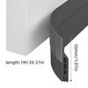 1pc 1M/39.37in Door Draft Stopper Under Door Draft Blocker Insulator Door Sweep Weather Stripping Noise Stopper Strong Adhesive