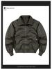 2025 American Style Men's Black Pilot Jacket - Trendy Autumn Heavyweight Streetwear Workwear