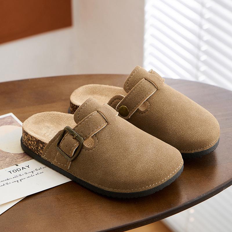 Girls' Slip-On Outdoor Clogs, 2025 Spring/Autumn, Soft and Non-Slip, for Older Children, Birkenstock-Style, Casual Wear.