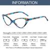 Blue Ray Blocking Anti-Blue Light Reading Glasses Ultralight Eye Protection Round Eyeglasses Floral PC