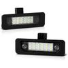 2-Pack 18-LED Black License Plate Lights for Ford Fuxing, Mustang, Focus, Mercury (2006-2015)