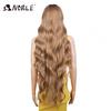Noble Lace Wig Synthetic 36" Ginger Lace Front Wig Body Wig Long Wavy Free Part Synthetic Lace Front Wigs For Women Cosplay Wig