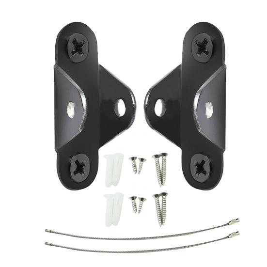 

45692 Комплекта Ремень для крепления мебели от опрокидывания Сверхпрочный Защита от детей Предотвращение падения мебели Ремень для крепления шкафа Книжный шкаф Комод 2 Pairs чёрный