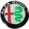 AAACK1 Car Stickers For Alfa Romeo 50pcs 74mm Alfa Romeo 3D Metal Sticker For Auto Hood Front Grille Rear Trunk Middle Emblem Badge Log